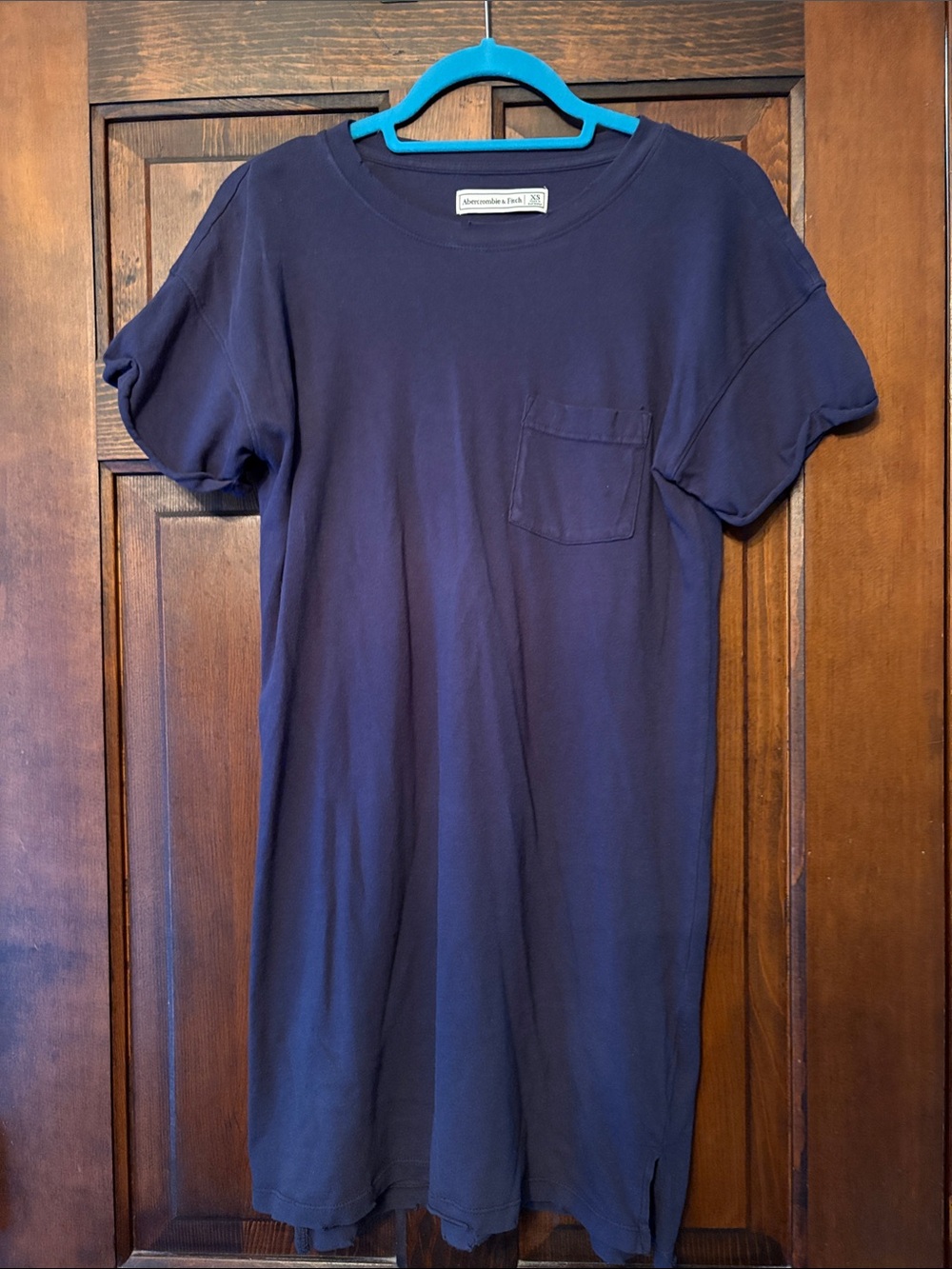 Abercrombie & Fitch Dark Navy Pocket Tee Dress sz xs